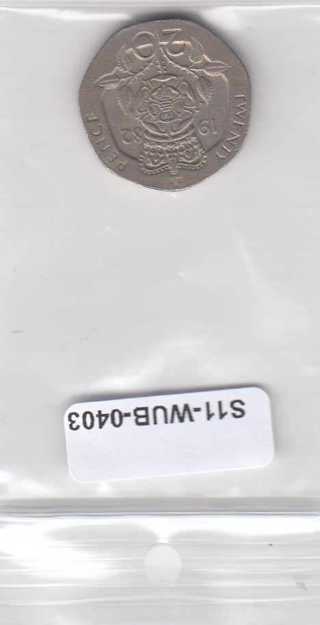 S11-WUB-0403 Engeland 20 pence VF 1982