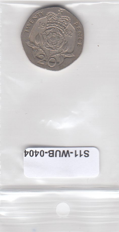 S11-WUB-0404 Engeland 20 pence VF 1982