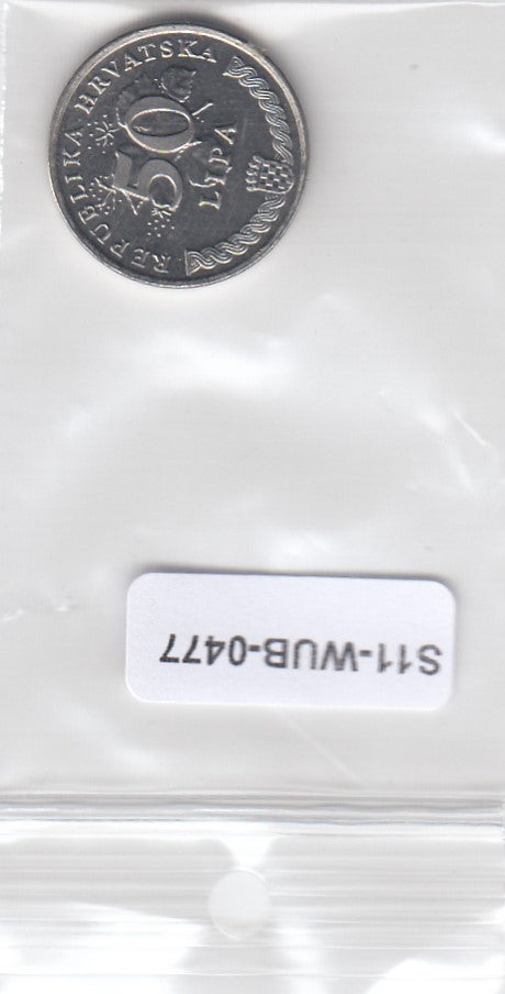 S11-WUB-0477 Croatia 50 lipa unc 1993 km8