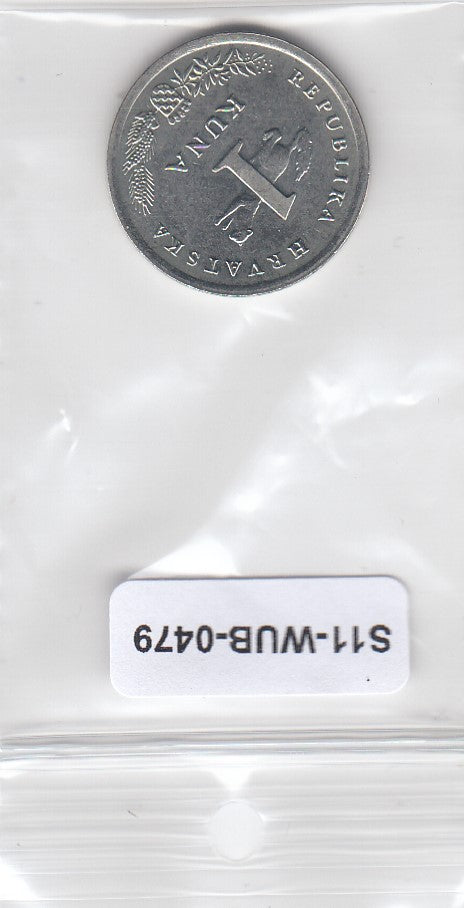 S11-WUB-0479 Croatia 1 kuna xf 1993 km9.1