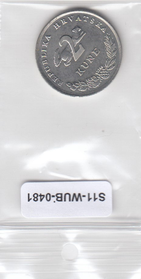 S11-WUB-0481 Croatia 2 kuna xf/unc 1993 km10