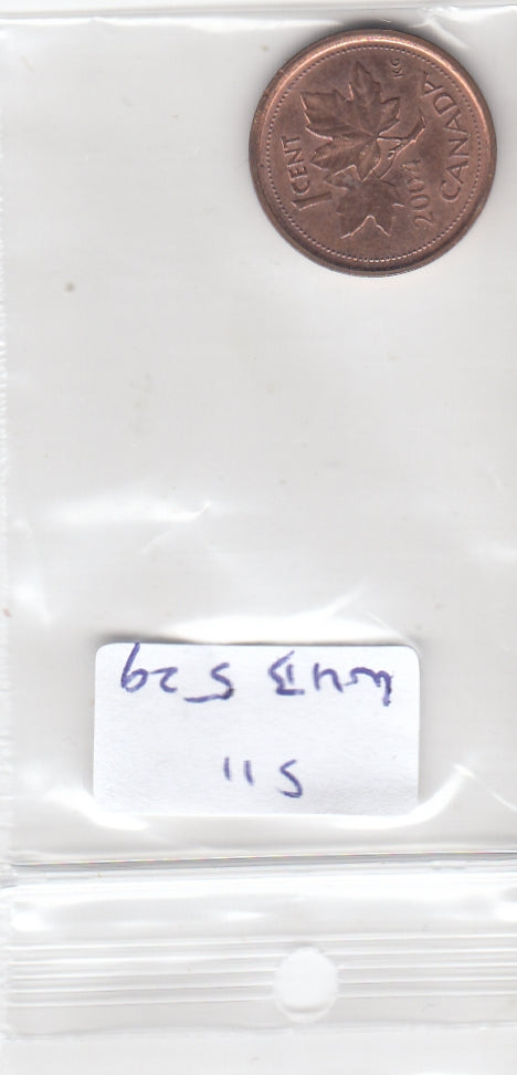 S11-WUB-0529 Canada 1 cent 2004 UNC KM490  NON MAGN