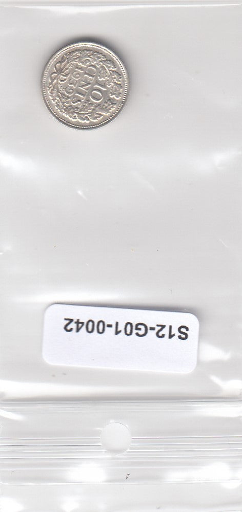 S12-G01-0042 Nederland 10 cent 1939  XF+ KM163 ZILVER