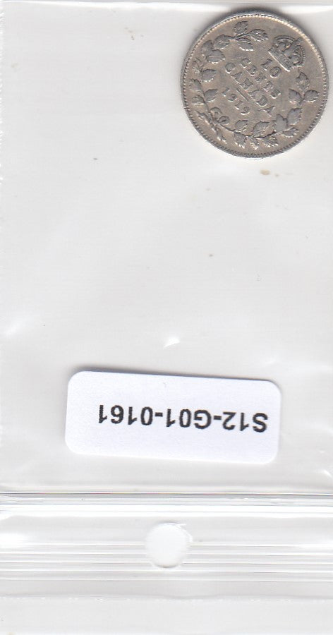 S12-G01-0161 Canada 10 cent 1919  FI/VF KM23