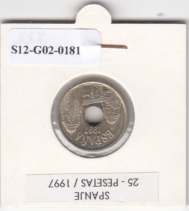 S12-G02-0181 Spanje 25 peseta's 1997 MS60 KM983 Vergadering van Melilla