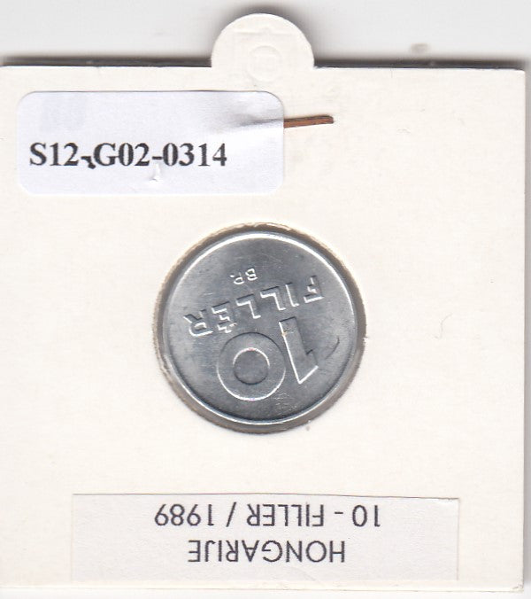 S12-G02-0314 Hongarije 10 filler 1989  MS63 KM572