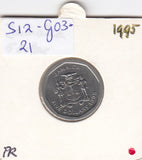 S12-G03-0021 Jamaica 5 dollar 1996  MS63 KM163