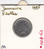 S12-G03-0021 Jamaica 5 dollar 1996  MS63 KM163