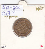 S12-G03-0213 Yugoslavia 10 para 1965  VF KM44