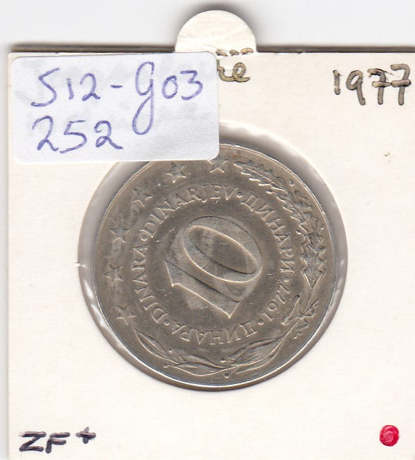 S12-G03-0252 Joegoslavië 10 dinara 1977  VF KM62
