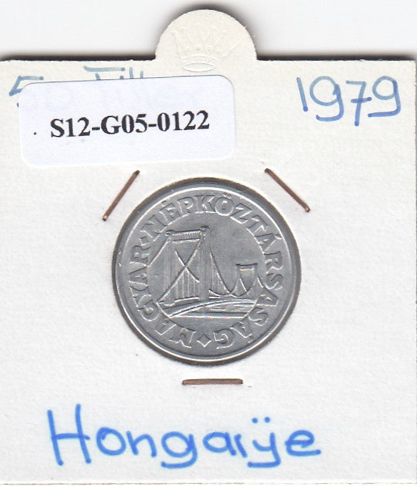S12-G05-0122 Hongarije 50 filler 1979  VF KM574
