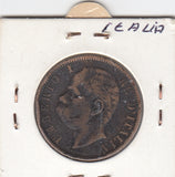 S12-G05-0258 Italy 10 centesimi 1894 BI VF KM27