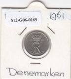 S12-G06-0169 Denemarken 10 ore 1961  VF KM849