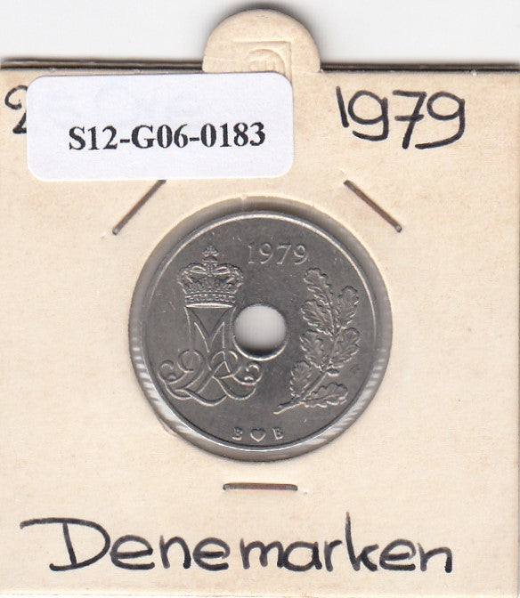 S12-G06-0183 Denemarken 25 ore 1979  VF KM861