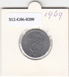S12-G06-0200 Brazilië 5 centavos 1969  VF KM577