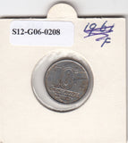 S12-G06-0208 Brazilië 10 centavos 1989  VF KM613