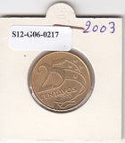 S12-G06-0217 Brazilië 25 centavos 2003  UNC KM650