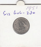 S12-G06-0280 India 1/4 roepie 1951 XF KM5