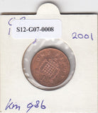 S12-G07-0008 Verenigd Koninkrijk 1 penny 2001  VF KM# 986