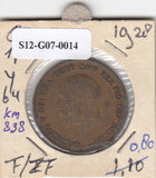 S12-G07-0014 Verenigd Koninkrijk 1 penny 1928  VF KM# 838