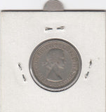 S12-G07-0022 Verenigd Koninkrijk 1 shilling 1953  VF KM# 890 Engelse wapen, drie leeuwen op gekroond schild