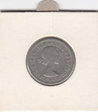 S12-G07-0023 United Kingdom 1 shilling 1957 VF KM# 904 English arms, three lions on crowned shield
