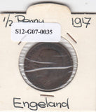 S12-G07-0035 Verenigd Koninkrijk ½ penny 1917  FI- KM# 809