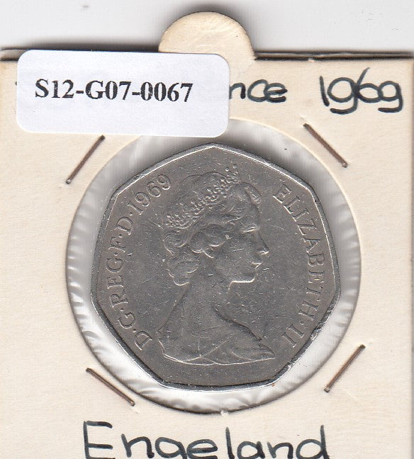 S12-G07-0067 Verenigd Koninkrijk 50 new pence 1969 ZF+ KM# 913