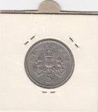 S12-G07-0136 United Kingdom 5 new pence 1968  VF KM# 911