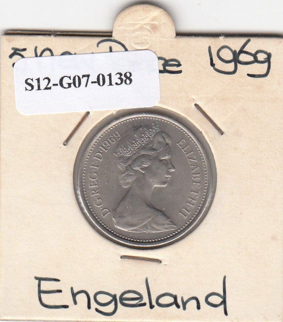 S12-G07-0138 Verenigd Koninkrijk 5 new pence 1969  ZF KM# 911