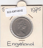 S12-G07-0142 Verenigd Koninkrijk 5 new pence 1975  VF KM# 911
