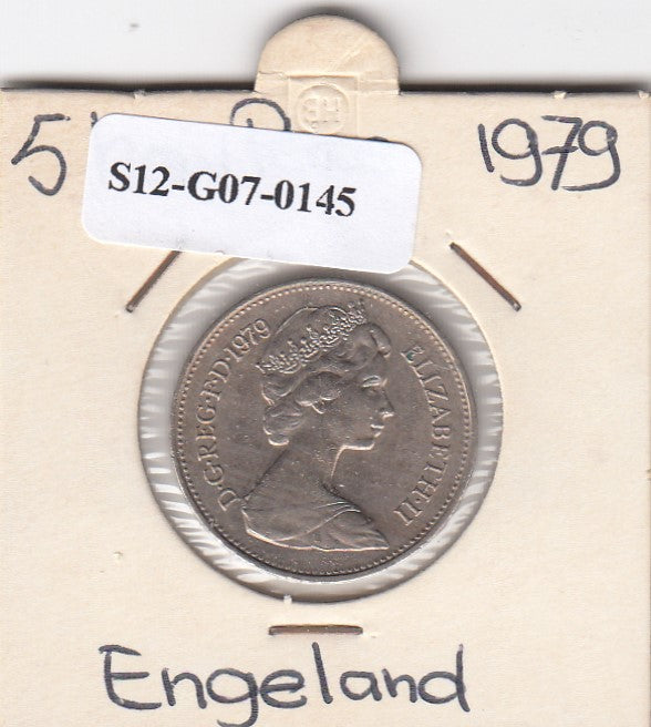 S12-G07-0145 Verenigd Koninkrijk 5 new pence 1979  VF KM# 911