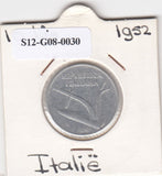 S12-G08-0030 Italië 10 lire 1952  VF KM92
