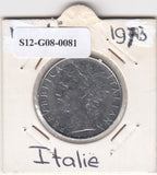 S12-G08-0081 Italië 100 lire 1973  VF KM96