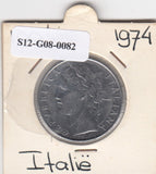 S12-G08-0082 Italië 100 lire 1974  VF KM96
