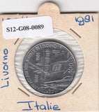 S12-G08-0089 Italië 100 lire 1981  VF KM108 livorno