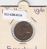 S12-G08-0116 Verenigd Koninkrijk 1 farthing 1941   VF/XF KM843