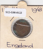 S12-G08-0123 Verenigd Koninkrijk 1 farthing 1948  FI KM843