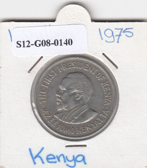 S12-G08-0140 Kenia 1 shilling 1975  VF KM14