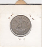 S12-G08-0191 Maleisië 20 sen 1967  VF KM4