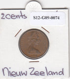 S12-G09-0074 Nieuw-Zeeland 2 cent 1969  VF KM32