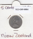 S12-G09-0084 Nieuw-Zeeland 5 cent 1981  VF KM34
