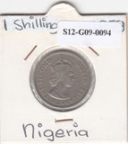 S12-G09-0094 Nigeria shilling 1959  VF/XF KM5