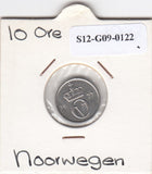 S12-G09-0122 Noorwegen 10 ore 1977  VF KM416