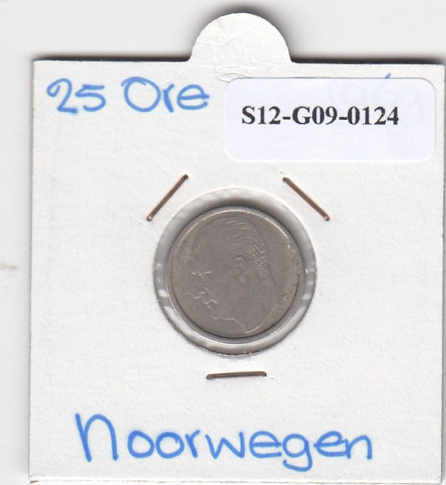 S12-G09-0124 Noorwegen 25 0re 1969  VF KM407