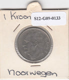 S12-G09-0133 Noorwegen 1 krona 1972  VF KM409