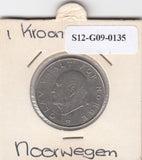 S12-G09-0135 Noorwegen 1 krona 1981  XF KM419