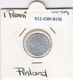 S12-G09-0156 Finland 1 penni 1970  VF KM44a