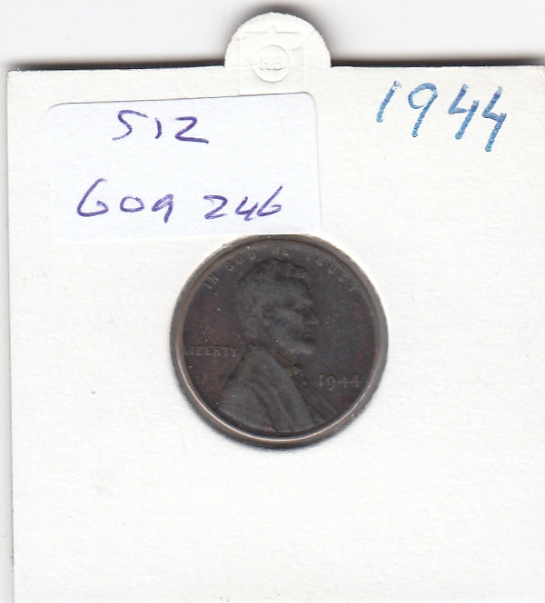 S12-G09-0246 Verenigde Staten 1 cent 1944   KM# 132 VF