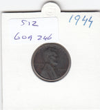 S12-G09-0246 Verenigde Staten 1 cent 1944   KM# 132 VF